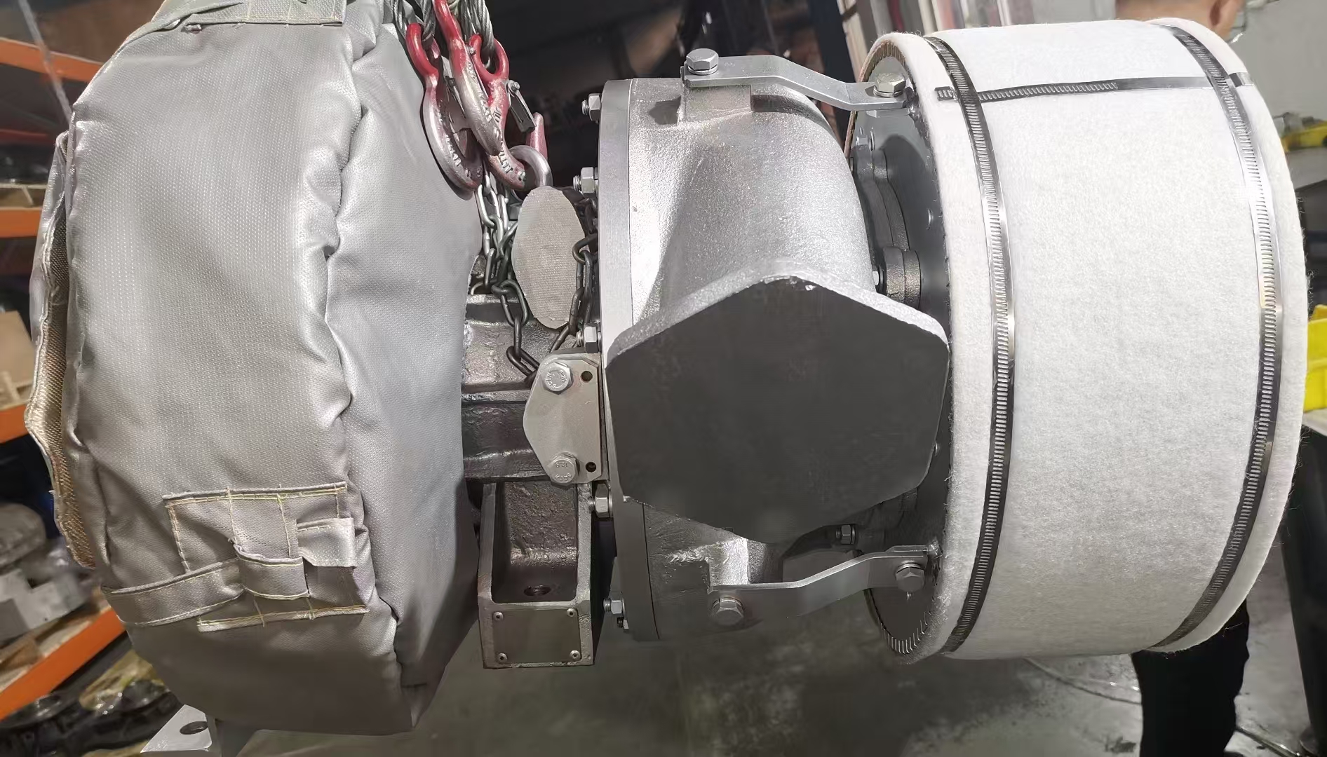 MET18SRC Marine turbo exhaust gas Turbocharger with spare parts (4)
