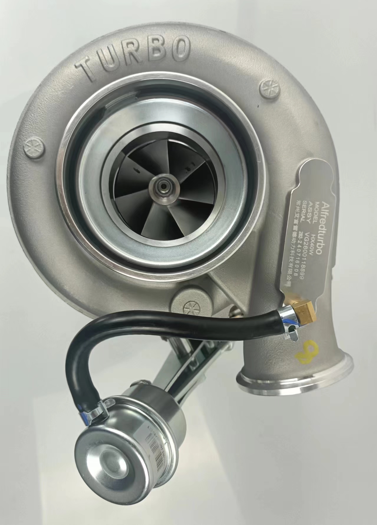 Alfredturbo Turbocharger Part number VG2600118899 for heavy duty truck WD615 high pressure fuel saving